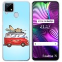 Funda Gel Tpu para Realme 7i / Narzo 30A diseño Furgoneta Dibujos