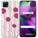 Funda Gel Tpu para Realme 7i / Narzo 30A diseño Flores Vintage Dibujos