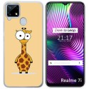 Funda Gel Tpu para Realme 7i / Narzo 30A diseño Jirafa Dibujos