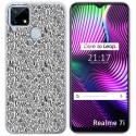 Funda Gel Tpu para Realme 7i / Narzo 30A diseño Letras Dibujos