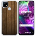 Funda Gel Tpu para Realme 7i / Narzo 30A diseño Madera Dibujos