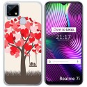 Funda Gel Tpu para Realme 7i / Narzo 30A diseño Pajaritos Dibujos
