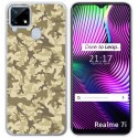 Funda Gel Tpu para Realme 7i / Narzo 30A diseño Sand Camuflaje Dibujos