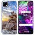 Funda Gel Tpu para Realme 7i / Narzo 30A diseño Sunset Dibujos
