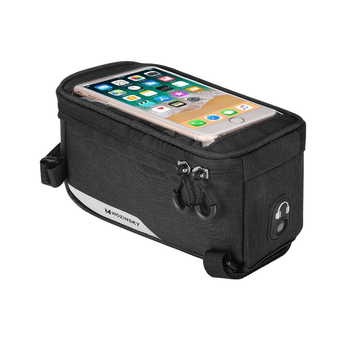 Bolsa de Manillar para bicicleta con Ventana para Teléfono