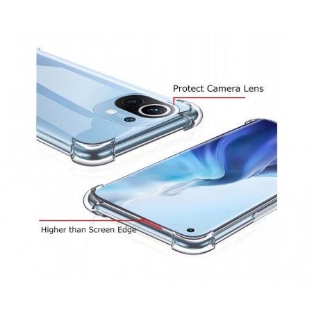 Funda Gel Tpu Anti-Shock Transparente para Xiaomi Mi 11 5G