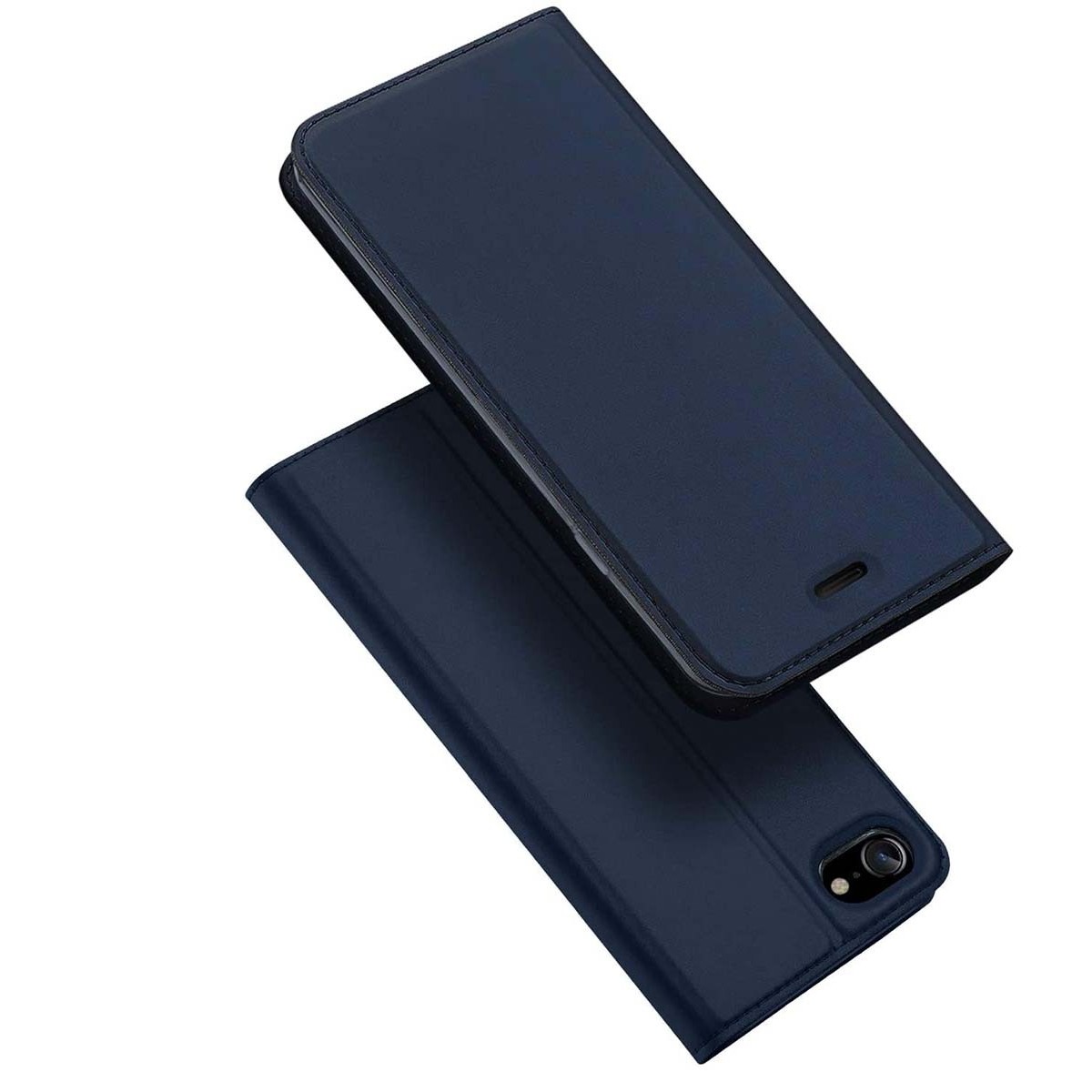 Funda Piel Soporte Magnética Dux Ducis para Iphone 7 / 8 / SE 2020 color Azul