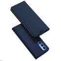 Funda Piel Soporte Magnética Dux Ducis para Oppo Reno 4 5G color Azul