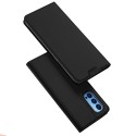Funda Piel Soporte Magnética Dux Ducis para Oppo Reno 4 Pro 5G color Negra