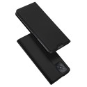 Funda Piel Soporte Magnética Dux Ducis para Oppo Reno 4Z 5G color Negra