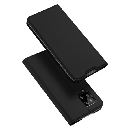 Funda Piel Soporte Magnética Dux Ducis para Samsung Galaxy A42 5G color Negra