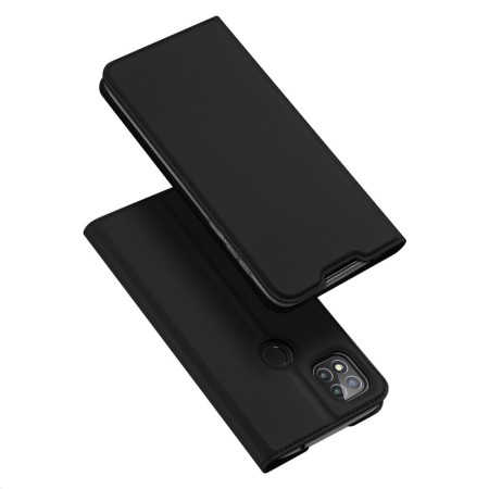 Funda Piel Soporte Magnética Dux Ducis para Xiaomi Redmi 9C color Negra