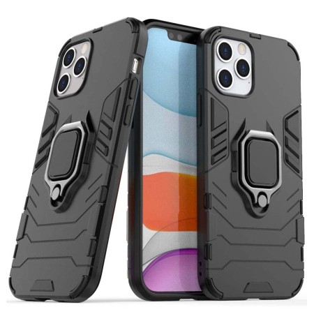 Funda Tough Armor con Anillo Giratorio Negra para Iphone 12 / 12 Pro (6.1)