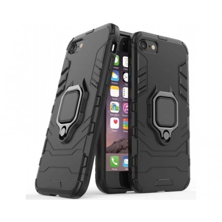 Funda Tough Armor con Anillo Giratorio Negra para Iphone 7 / 8 / SE 2020