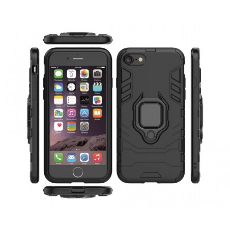 Funda Tough Armor con Anillo Giratorio Negra para Iphone 7 / 8 / SE 2020