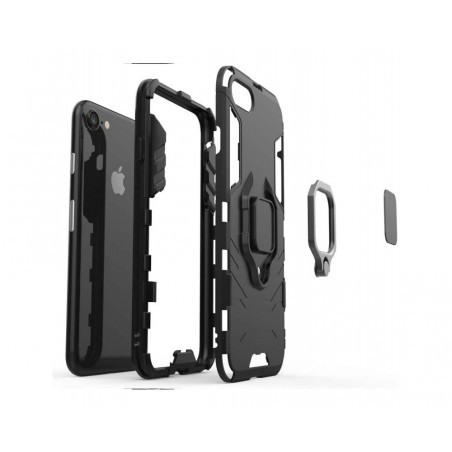 Funda Tough Armor con Anillo Giratorio Negra para Iphone 7 / 8 / SE 2020