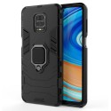 Funda Tough Armor con Anillo Giratorio Negra para Xiaomi Redmi Note 9S / Note 9 Pro