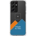Personaliza tu Funda Silicona Anti-Golpes Transparente con tu Fotografía para Samsung Galaxy S21 Ultra 5G personalizada