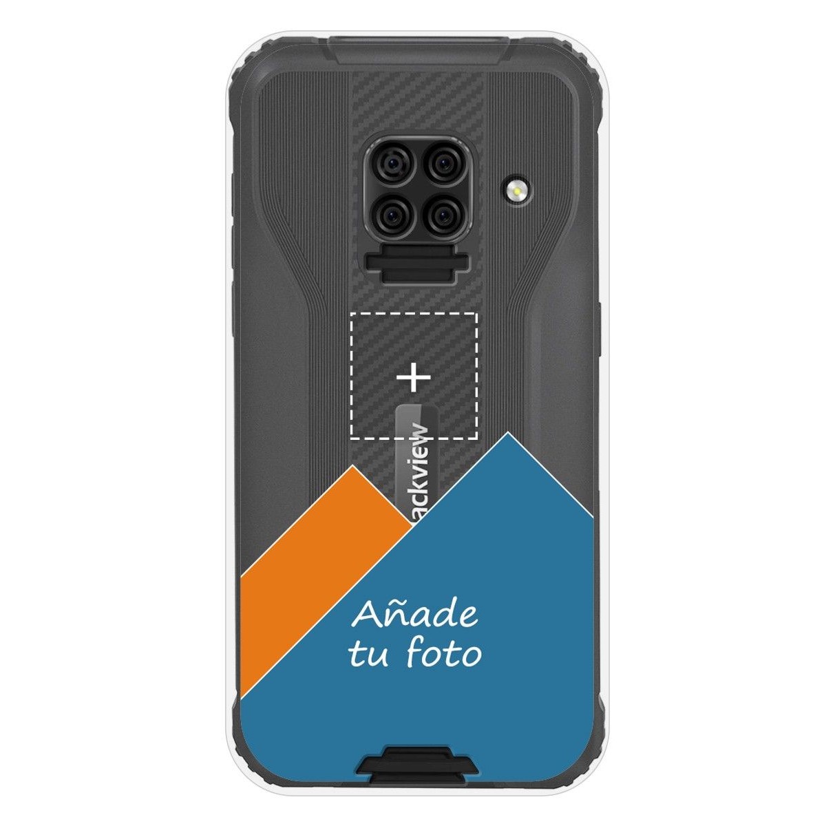 Personaliza tu Funda Gel Silicona Transparente con tu Fotografia para Blackview BV5100 / BV5100 Pro dibujo personalizada