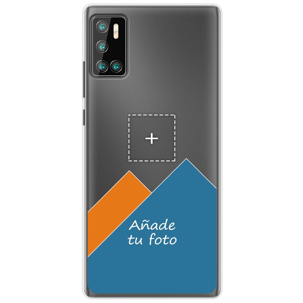 Personaliza tu Funda Gel Silicona Transparente con tu Fotografia para Cubot J9 dibujo personalizada