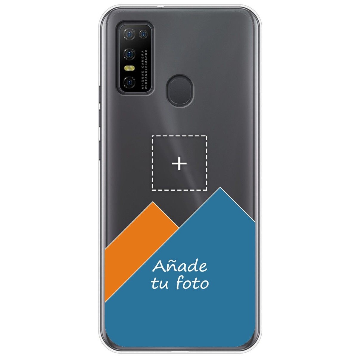 Personaliza tu Funda Gel Silicona Transparente con tu Fotografia para Doogee N30 dibujo personalizada