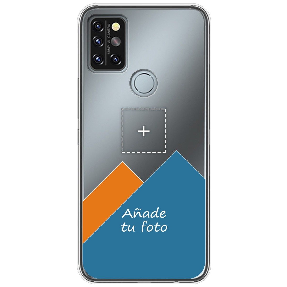 Personaliza tu Funda Gel Silicona Transparente con tu Fotografia para Umidigi A9 Pro dibujo personalizada