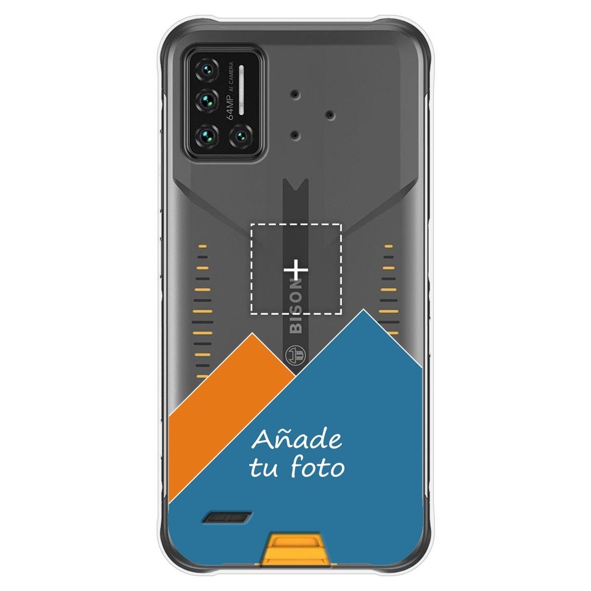 Personaliza tu Funda Gel Silicona Transparente con tu Fotografia para Umidigi Bison dibujo personalizada