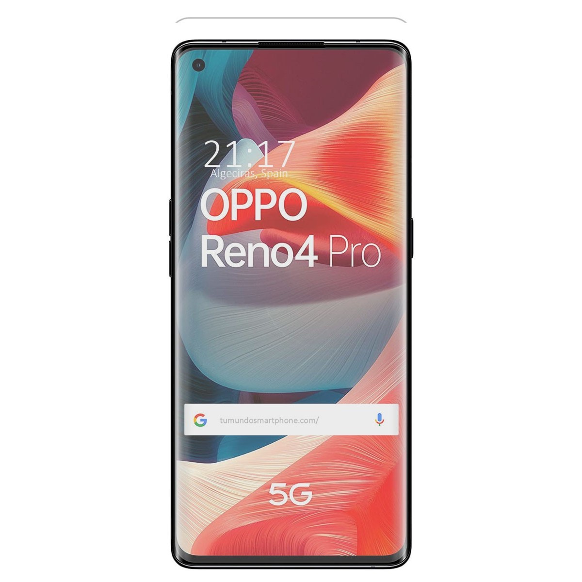 Protector Cristal Templado Completo Curvo UV Full Glue para Oppo Reno 4 Pro 5G