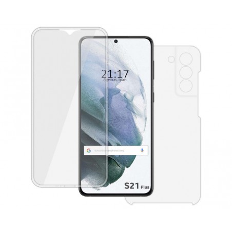 Funda Completa Transparente Pc + Tpu Full Body 360 para Samsung Galaxy S21+ Plus 5G