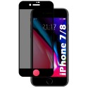 Protector Cristal Templado Completo 5D Antiespías para Iphone 7 / 8 / SE 2020 Vidrio