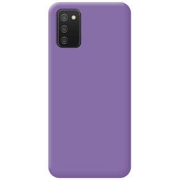 Funda Silicona Líquida Ultra Suave para Samsung Galaxy A02s color Morada 2