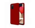 Funda Silicona Líquida Ultra Suave para Samsung Galaxy A02s color Roja