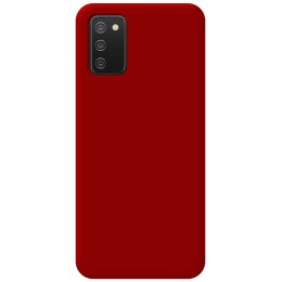 Funda Silicona Líquida Ultra Suave para Samsung Galaxy A02s color Roja 2