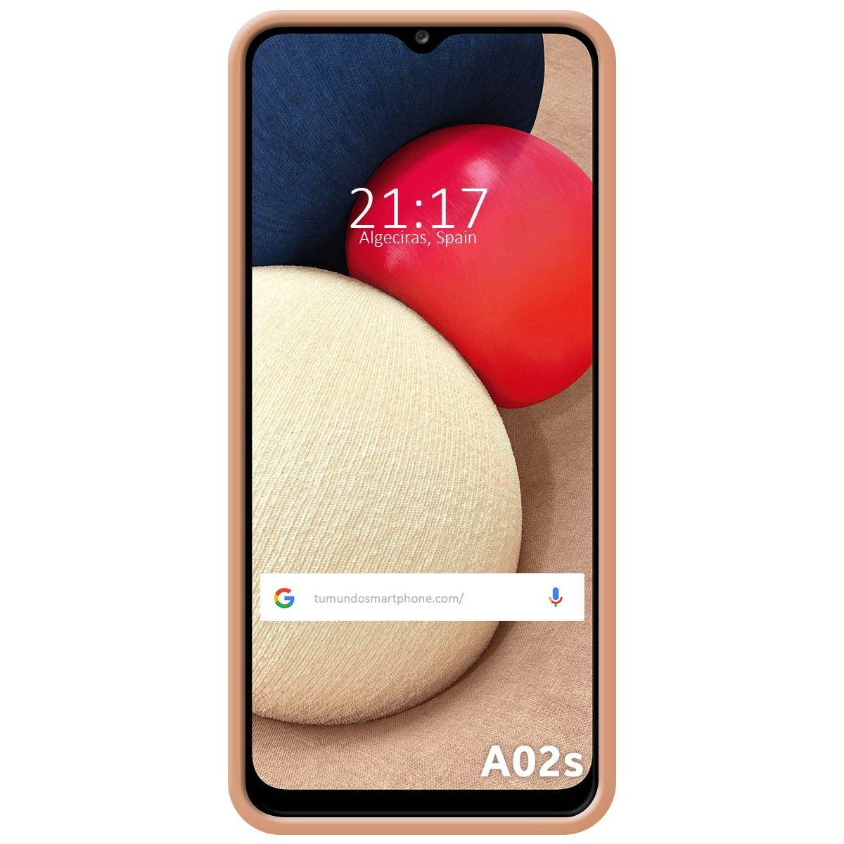 Funda Silicona Líquida Ultra Suave para Samsung Galaxy A02s color Rosa