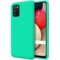 Funda Silicona Líquida Ultra Suave para Samsung Galaxy A02s color Verde