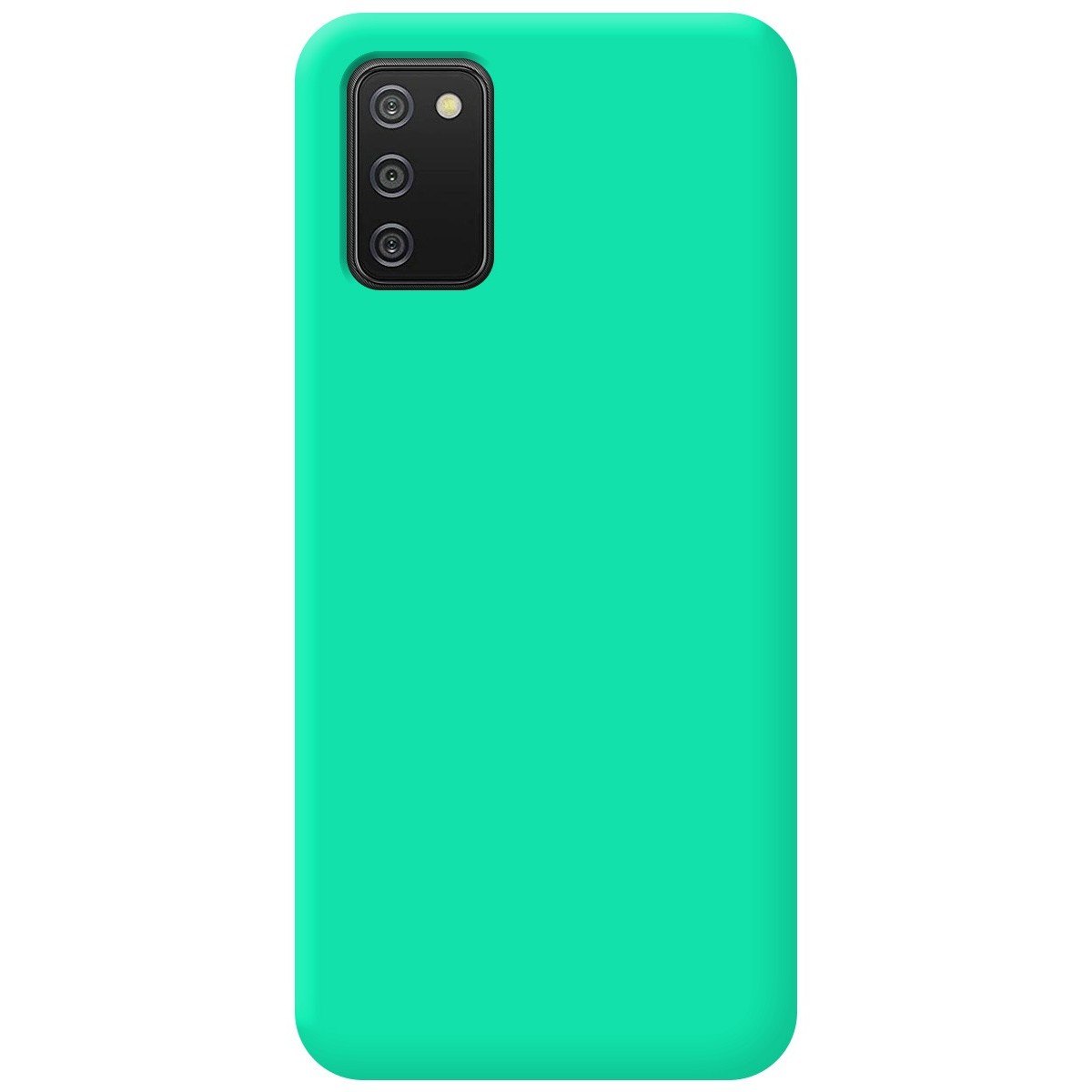 Funda Silicona Líquida Ultra Suave para Samsung Galaxy A02s color Verde