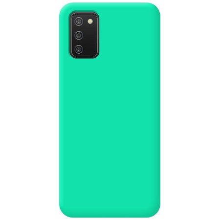 Funda Silicona Líquida Ultra Suave para Samsung Galaxy A02s color Verde