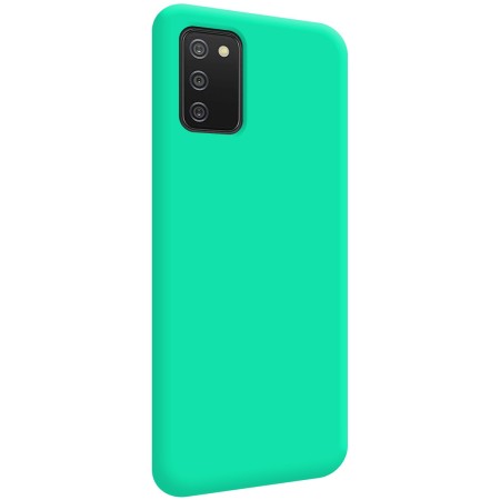 Funda Silicona Líquida Ultra Suave para Samsung Galaxy A02s color Verde
