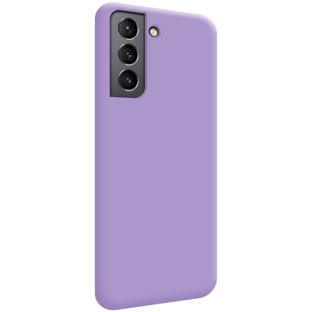 Funda Silicona Líquida Ultra Suave para Samsung Galaxy S21 5G color Morada