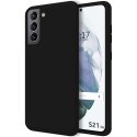 Funda Silicona Líquida Ultra Suave para Samsung Galaxy S21 5G color Negra