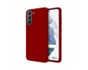 Funda Silicona Líquida Ultra Suave para Samsung Galaxy S21 5G color Roja