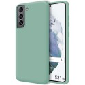 Funda Silicona Líquida Ultra Suave para Samsung Galaxy S21 5G color Verde