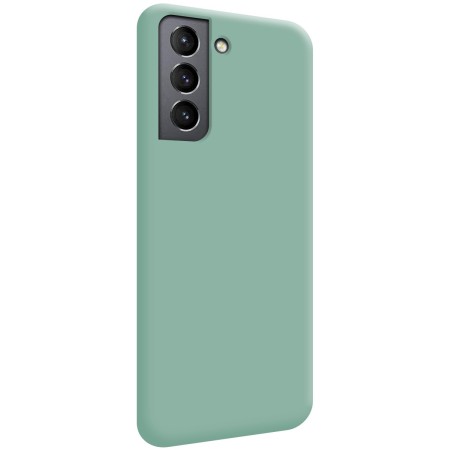 Funda Silicona Líquida Ultra Suave para Samsung Galaxy S21 5G color Verde
