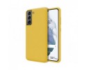 Funda Silicona Líquida Ultra Suave para Samsung Galaxy S21+ Plus 5G color Amarilla