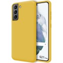Funda Silicona Líquida Ultra Suave para Samsung Galaxy S21+ Plus 5G color Amarilla