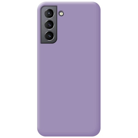 Funda Silicona Líquida Ultra Suave para Samsung Galaxy S21+ Plus 5G color Morada