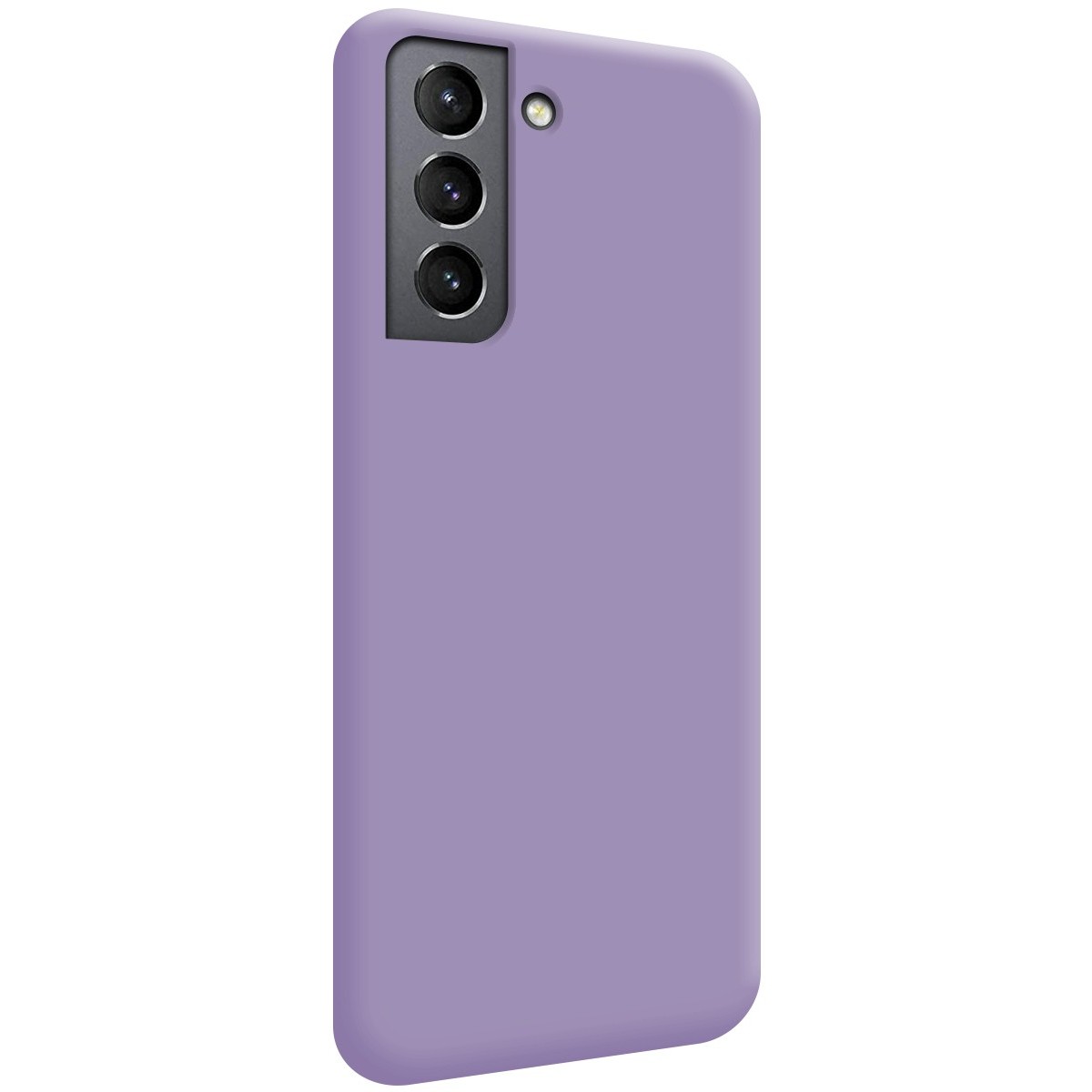 Funda Silicona Líquida Ultra Suave para Samsung Galaxy S21+ Plus 5G color Morada