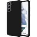 Funda Silicona Líquida Ultra Suave para Samsung Galaxy S21+ Plus 5G color Negra