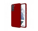 Funda Silicona Líquida Ultra Suave para Samsung Galaxy S21+ Plus 5G color Roja