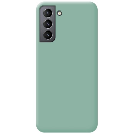 Funda Silicona Líquida Ultra Suave para Samsung Galaxy S21+ Plus 5G color Verde